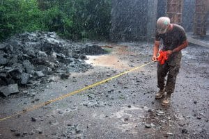 construction rain