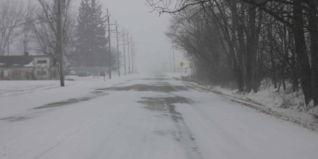 Illinois winter roads