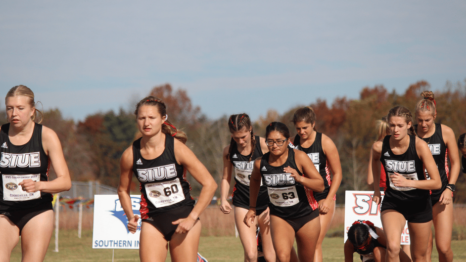 SIUE Cougars women cross country October 29 2022