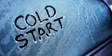 car cold winter start automotive