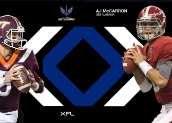 XFL St. Louis BattleHawks McCarron Willis