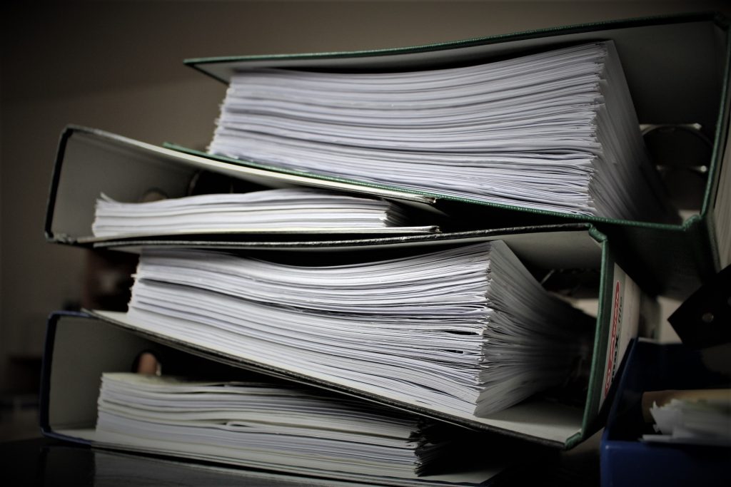 business paperwork