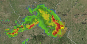 extreme heat relief rain thunderstorms July 29 2023