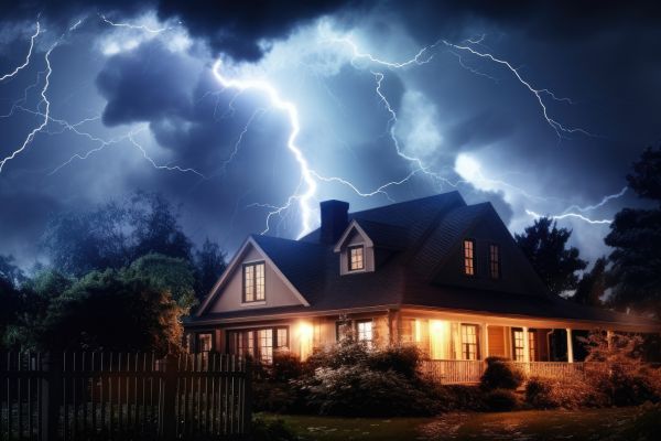 The best kind of shelter for lightning protection