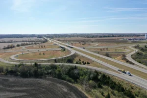 Interstate 57 interchange Mattoon Illinois