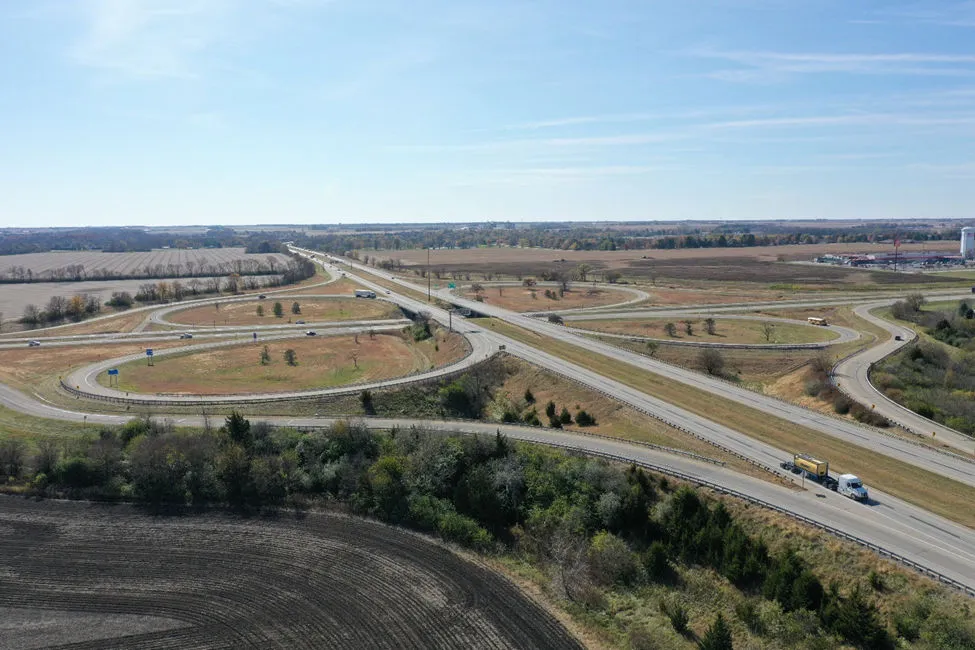 Interstate 57 interchange Mattoon Illinois