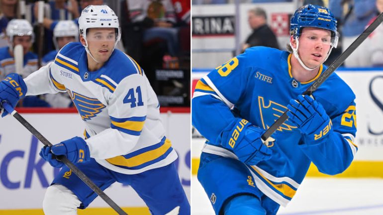 St. Louis Blues Lindstein Stenberg